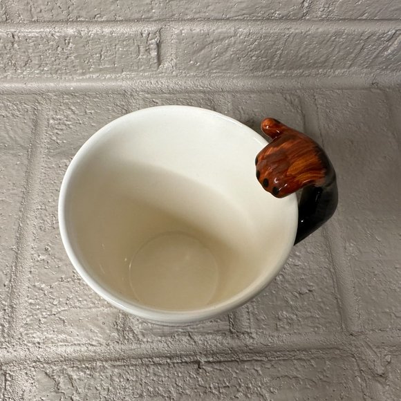 World Market Monkey Chimp Ape Coffee Tea Mug Cup Arm is Handle - Picture 4 of 5